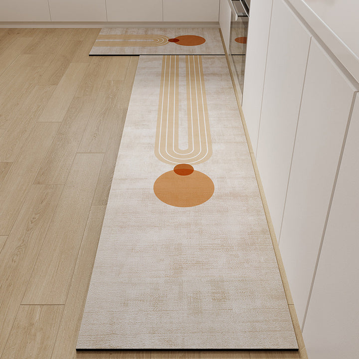 Abstract Pattern Kitchen Runner Mat