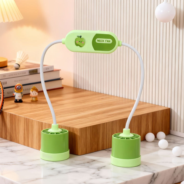 Ladies Portable Neck Fan with Flexible Hose Design Kalsten