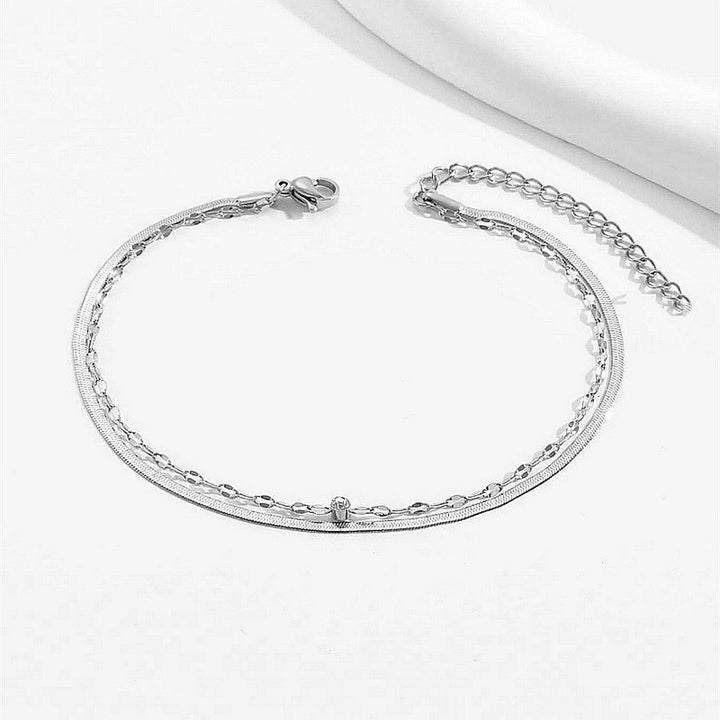 Sleek Minimalist Chain Anklet Kalsten