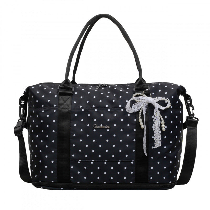 Chic Polka Dot Weekend Duffel Bag Kalsten