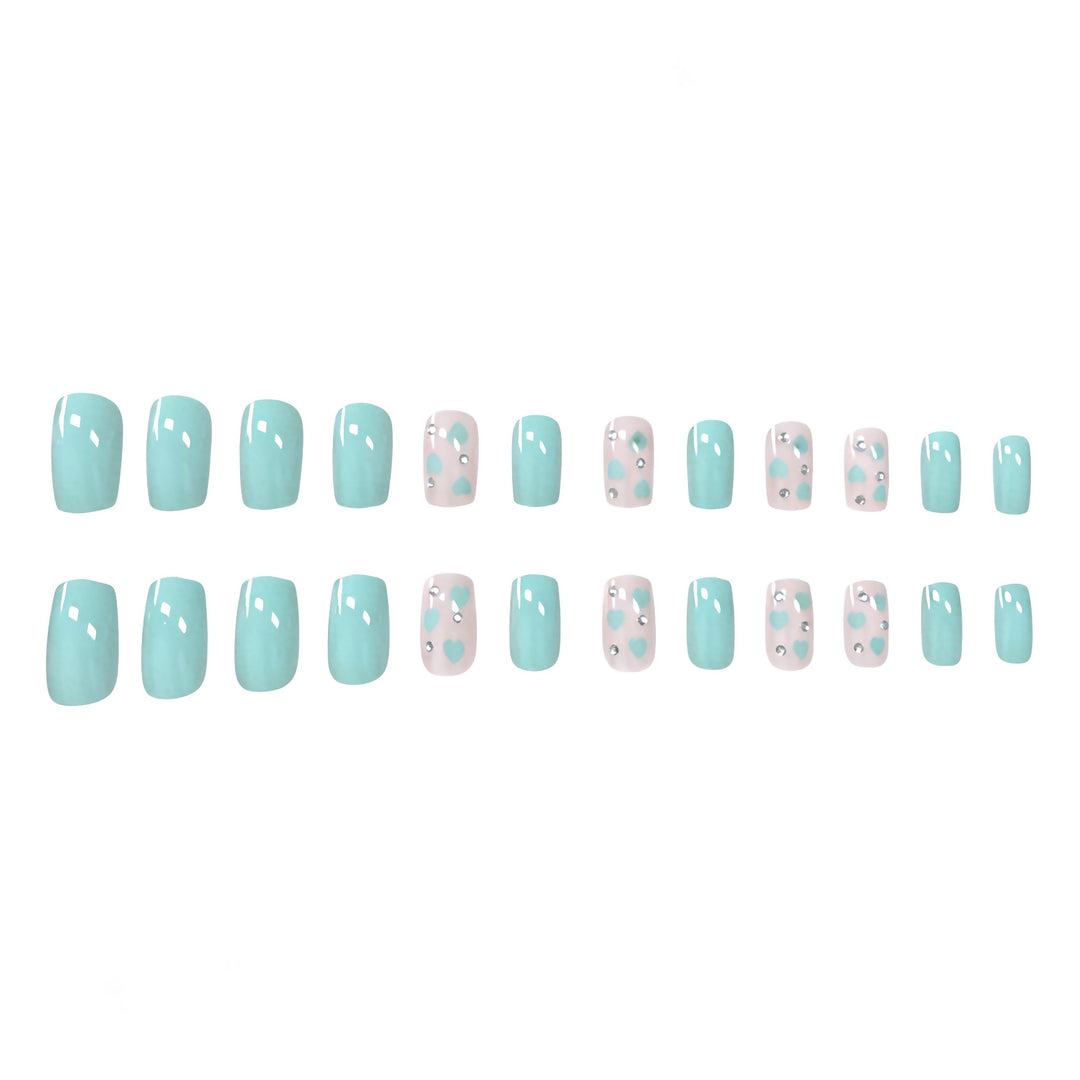 Heart-Inspired Nail Art Design Kalsten