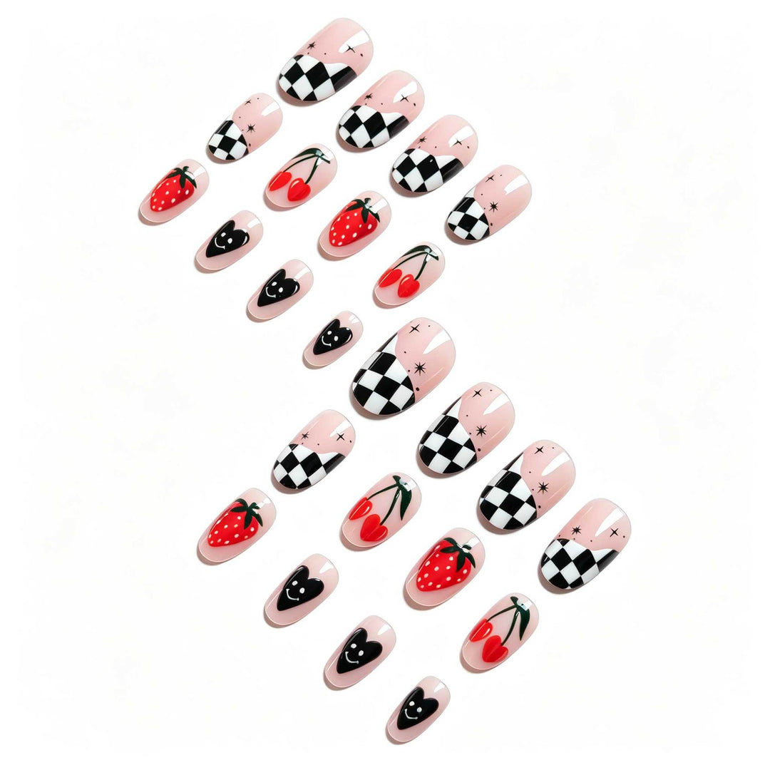 Creative Floral and Fruit Nail Art Kit
