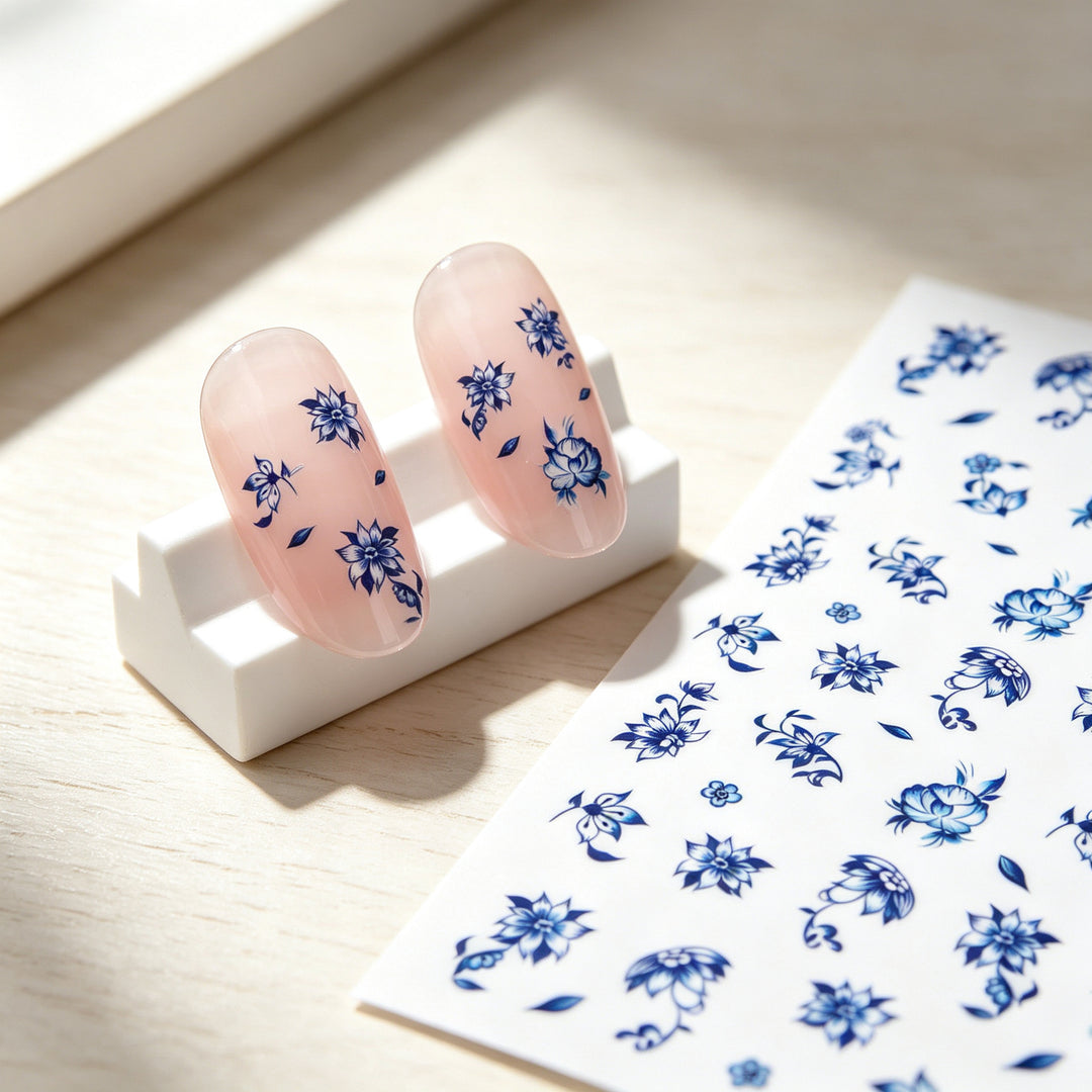 Floral Nail Art Sticker Sheet