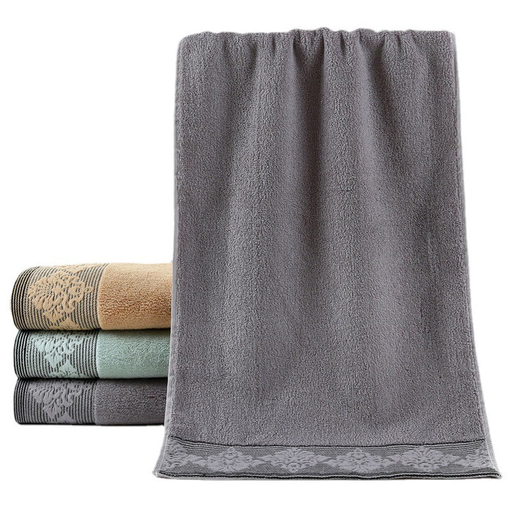 Ladies luxurious terry bath towel with elegant lace trim Kalsten