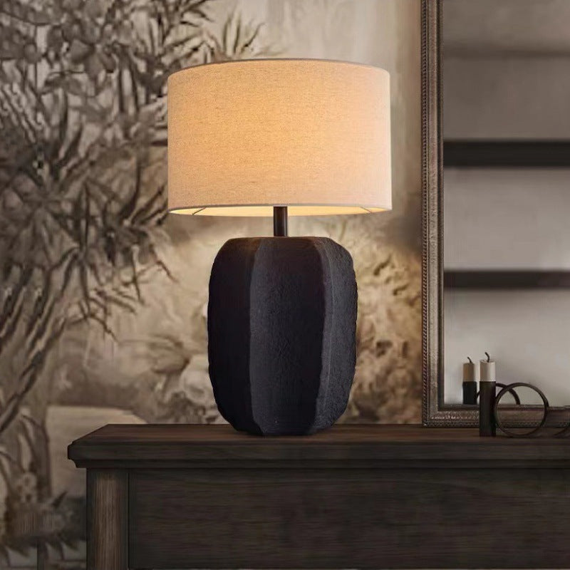 Sculptural Stone Table Lamp