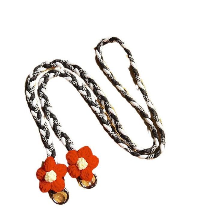 Woven Floral Pattern Utility Lanyard Kalsten