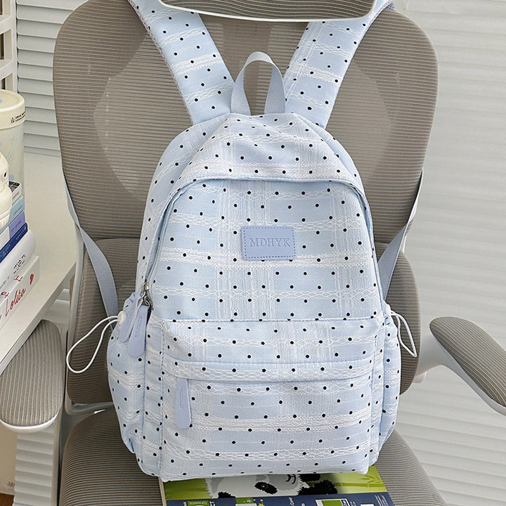 Compact Polka Dot Backpack Kalsten