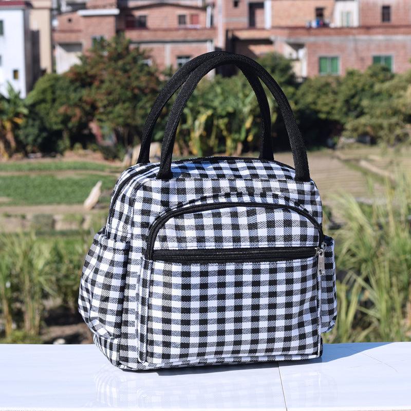 Cat Pattern Insulated Lunch Tote Kalsten