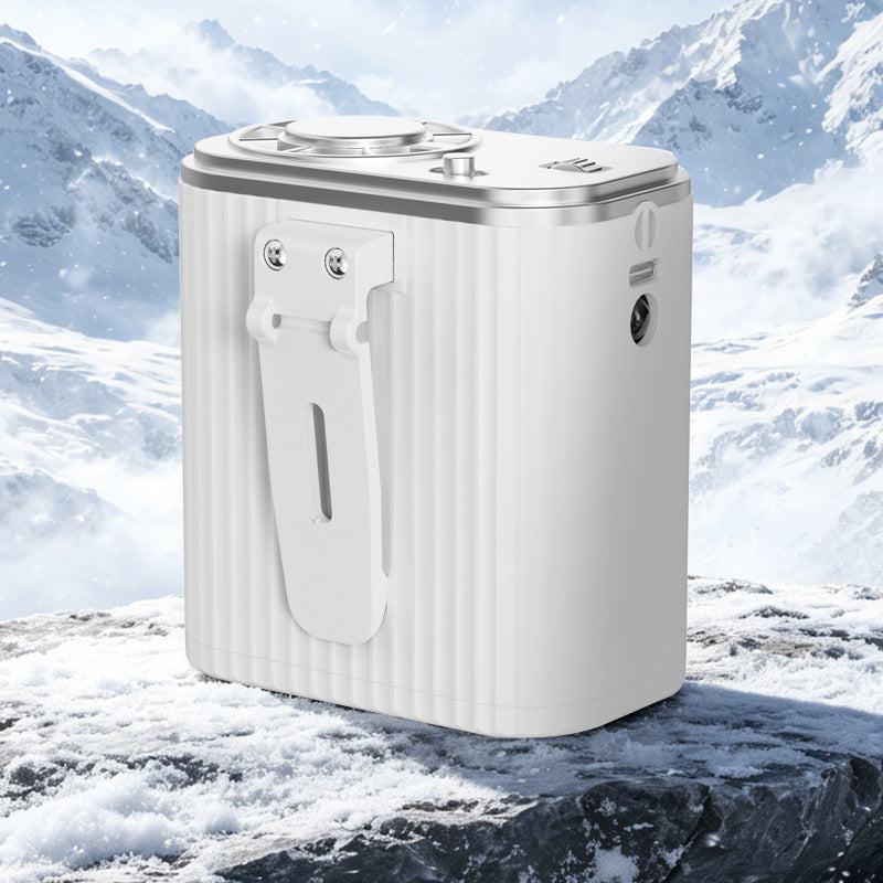 Unisex portable oxygen concentrator with belt clip and stepless regulation Kalsten