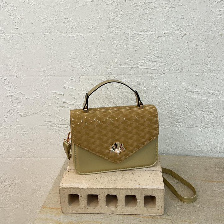 Elegant Textured Handheld Purse
