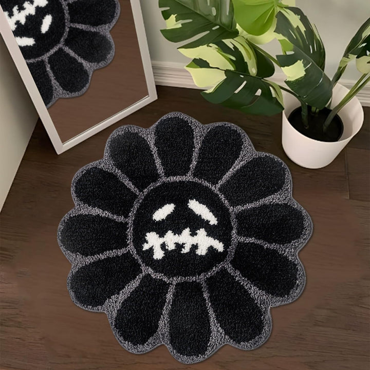 Floral Pattern Bath Mat