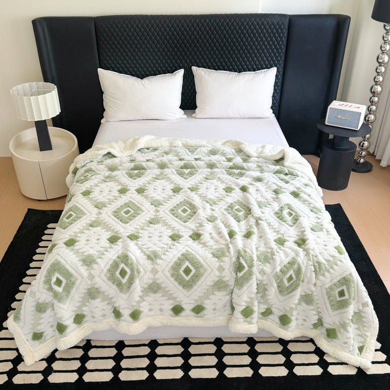 Decorative Fleece Throw Blanket