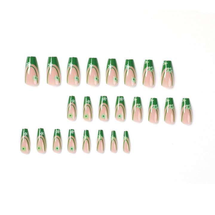 Artful nail art with floral accents and elegant design Kalsten