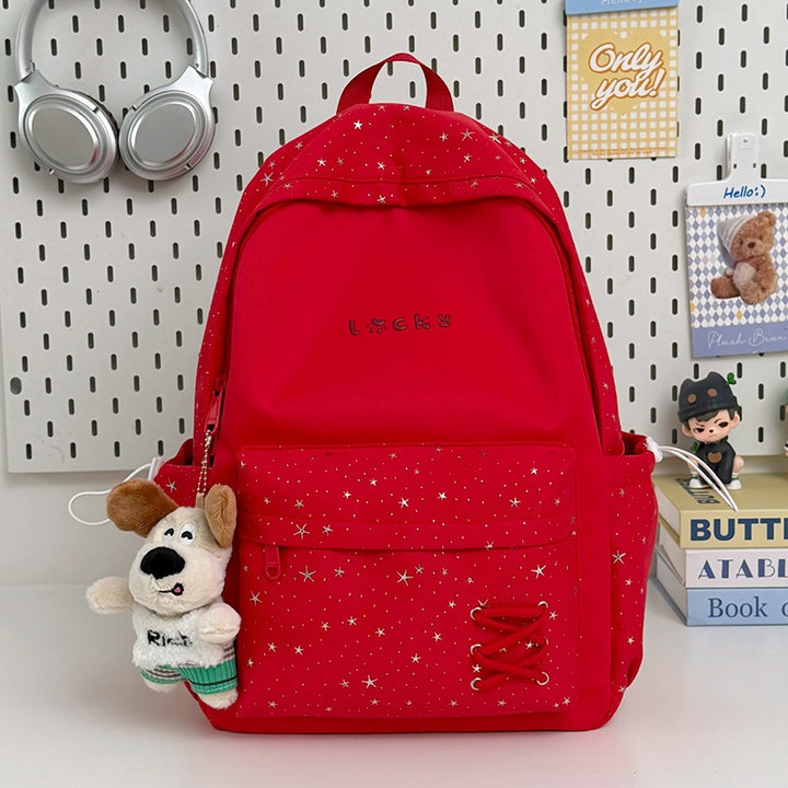 Stylish Star-Printed School Backpack Kalsten 1791205171