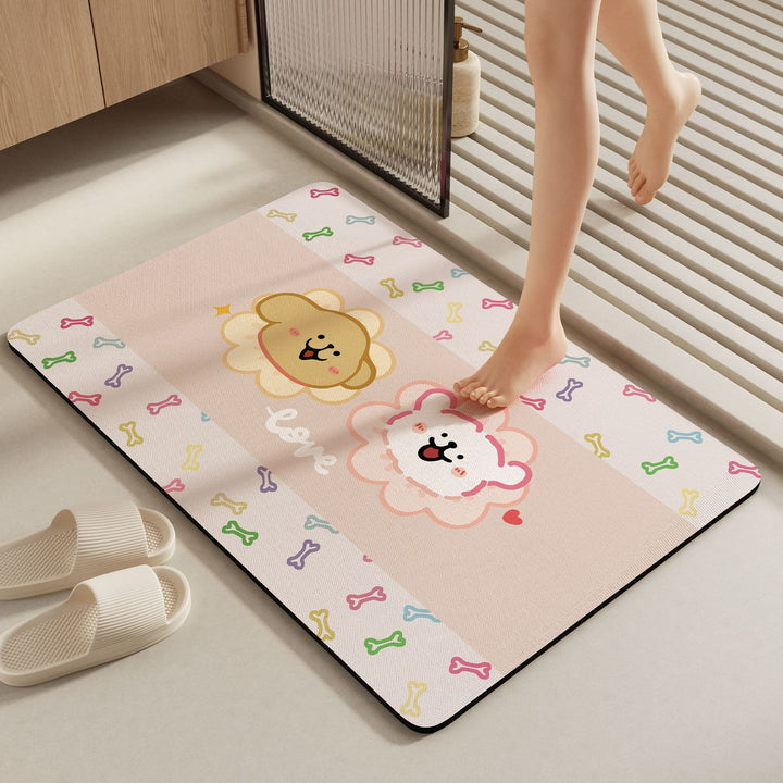 Cute Animal-Themed Bathroom Mat Kalsten