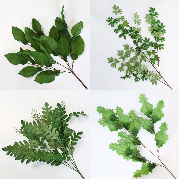 Elegant Faux Leaf Stem Arrangement