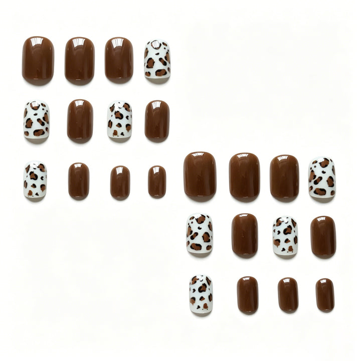 Leopard Print Nail Art Kit