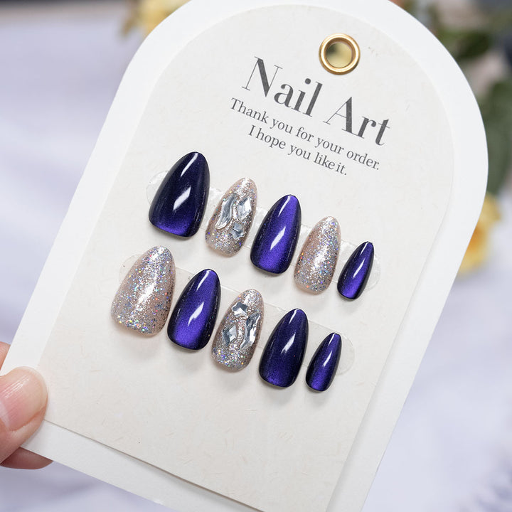 High Shine Press-On Nail Art