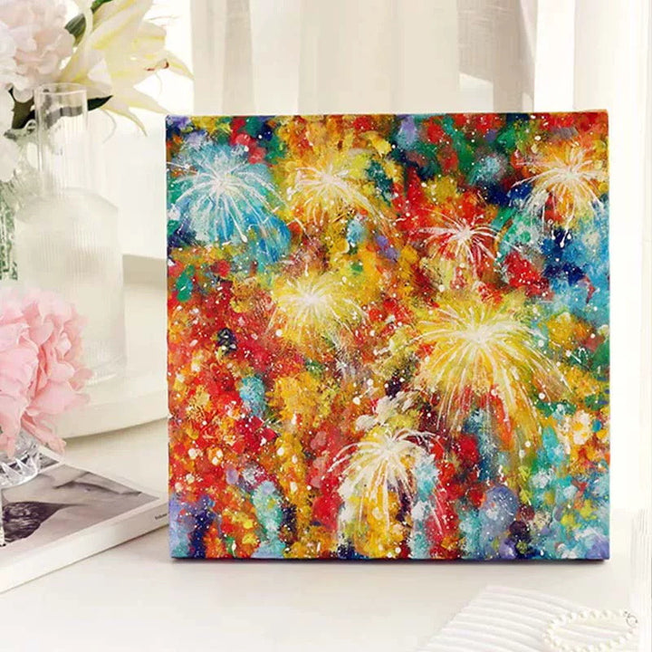 Colorful Abstract Canvas Art