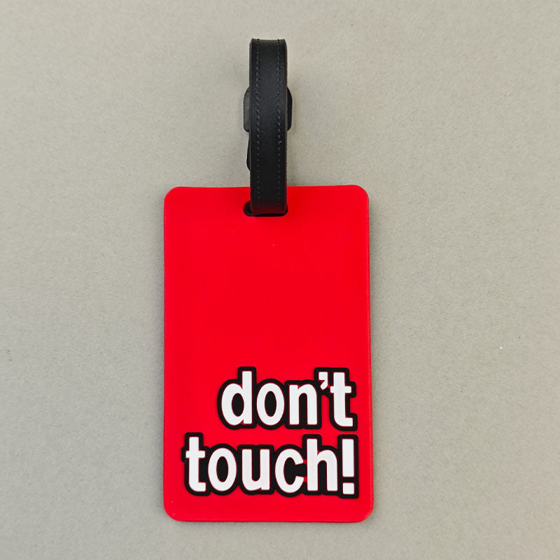 Unisex Luggage Tag with Eye-Catching Warning Message Kalsten
