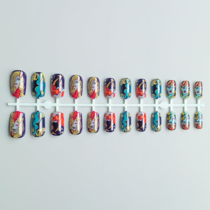 Artistic Character Nail Art Kit