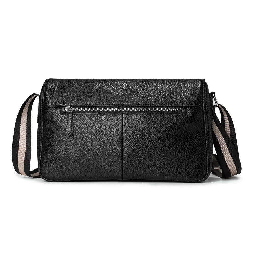 Versatile Leather Messenger Bag