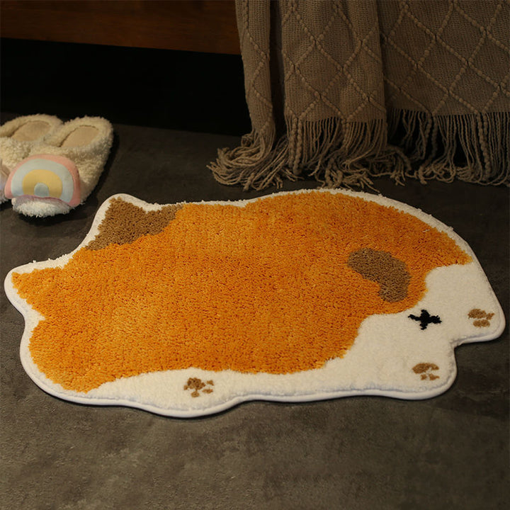 Cartoon Cat-Shaped Bath Mat Kalsten