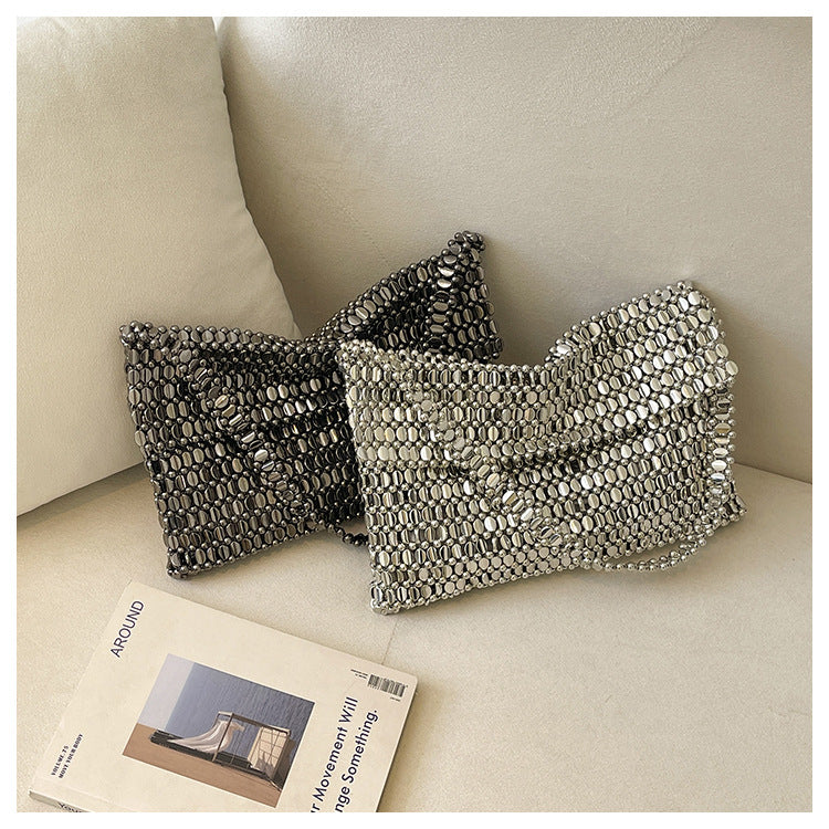 Metal Mesh Evening Clutch