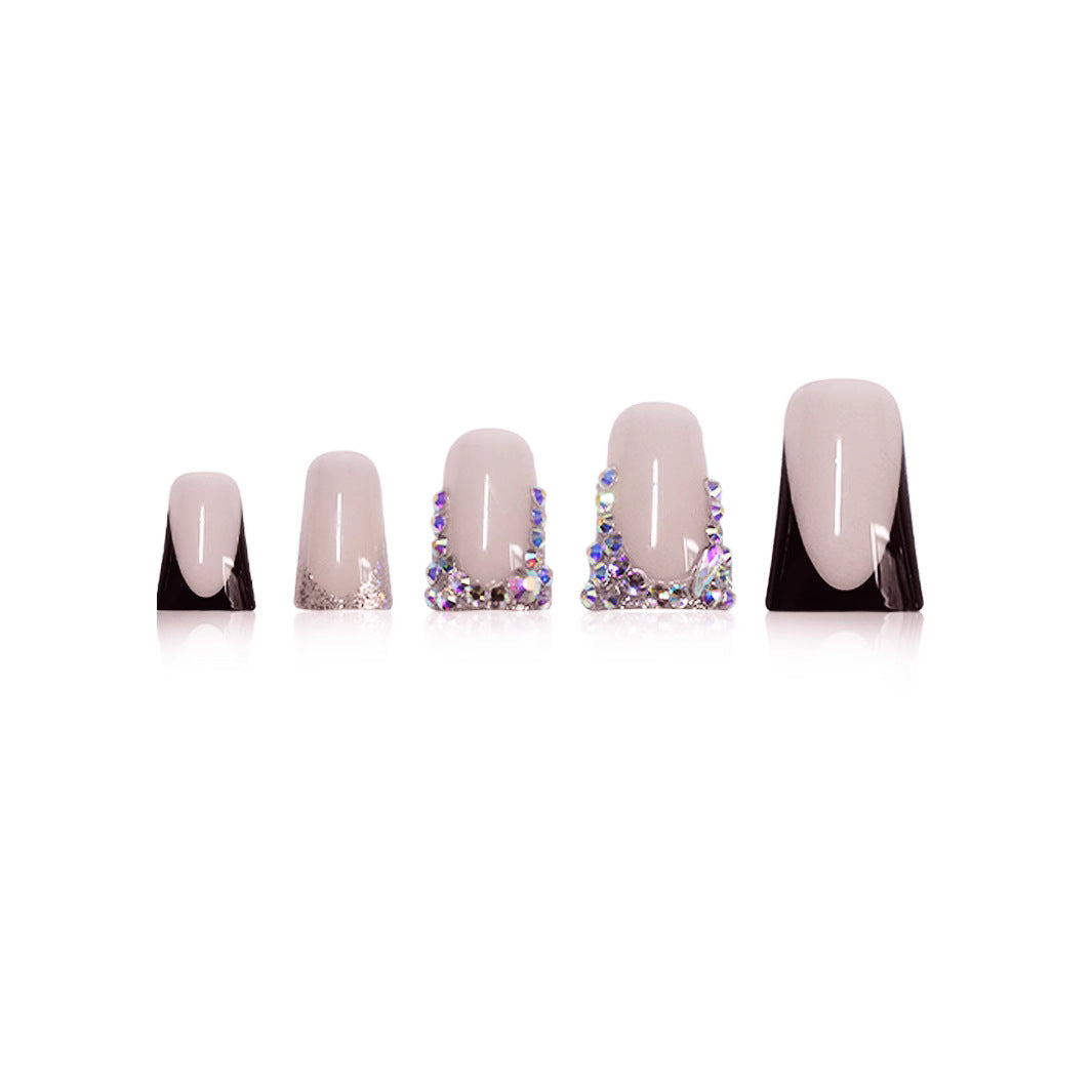 Glamorous Gem-Embellished Nail Enhancements Kalsten