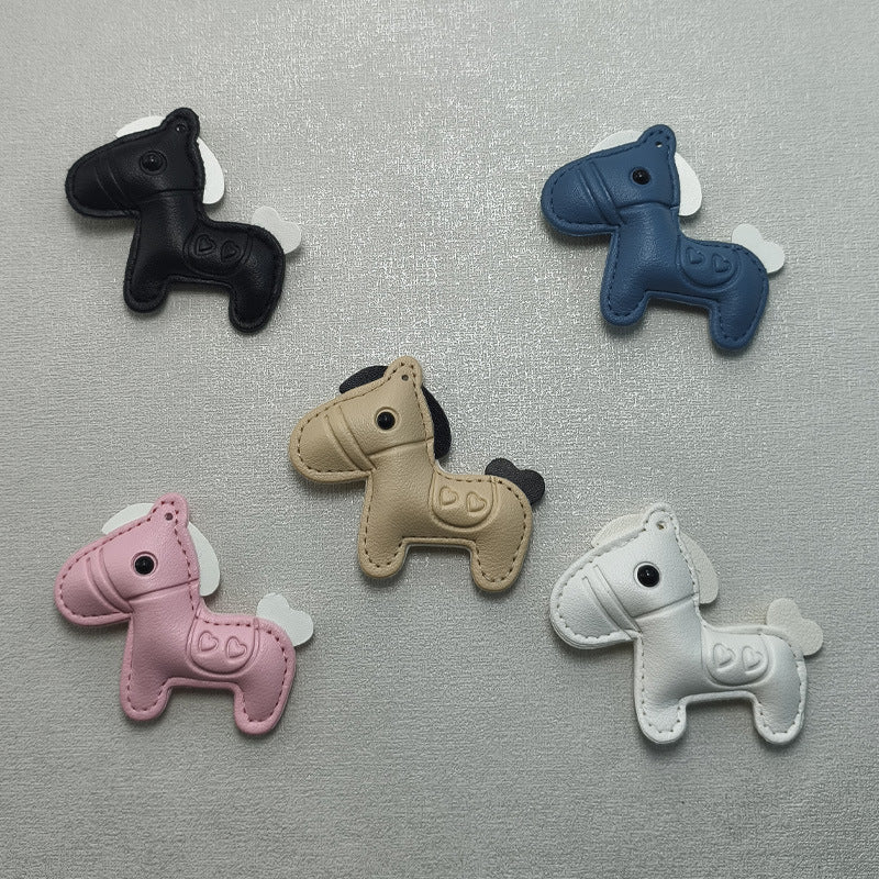 Leather Horse-Shaped Keychain Kalsten