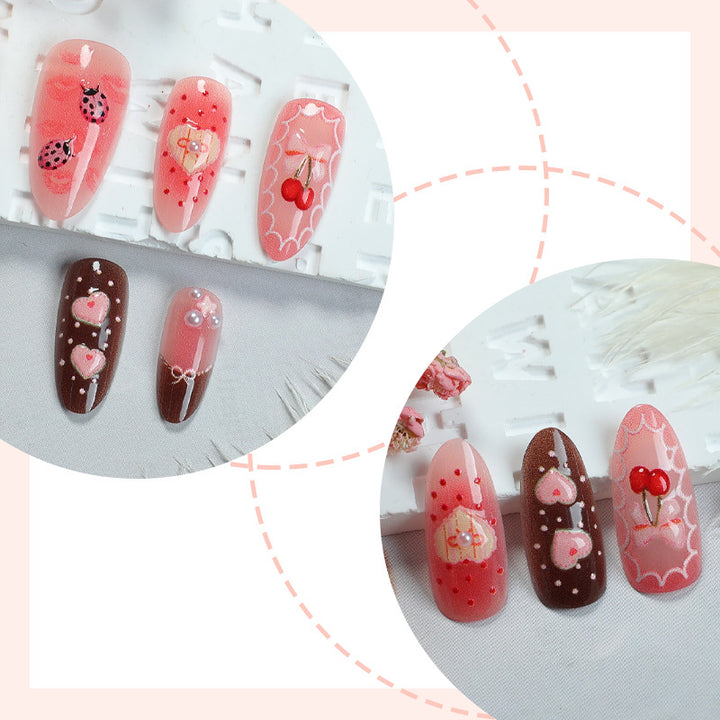Fantasy-Themed Press-On Nail Art Set Kalsten