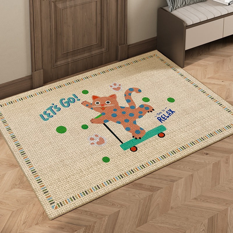Astronaut-Themed Decorative Area Rug Kalsten