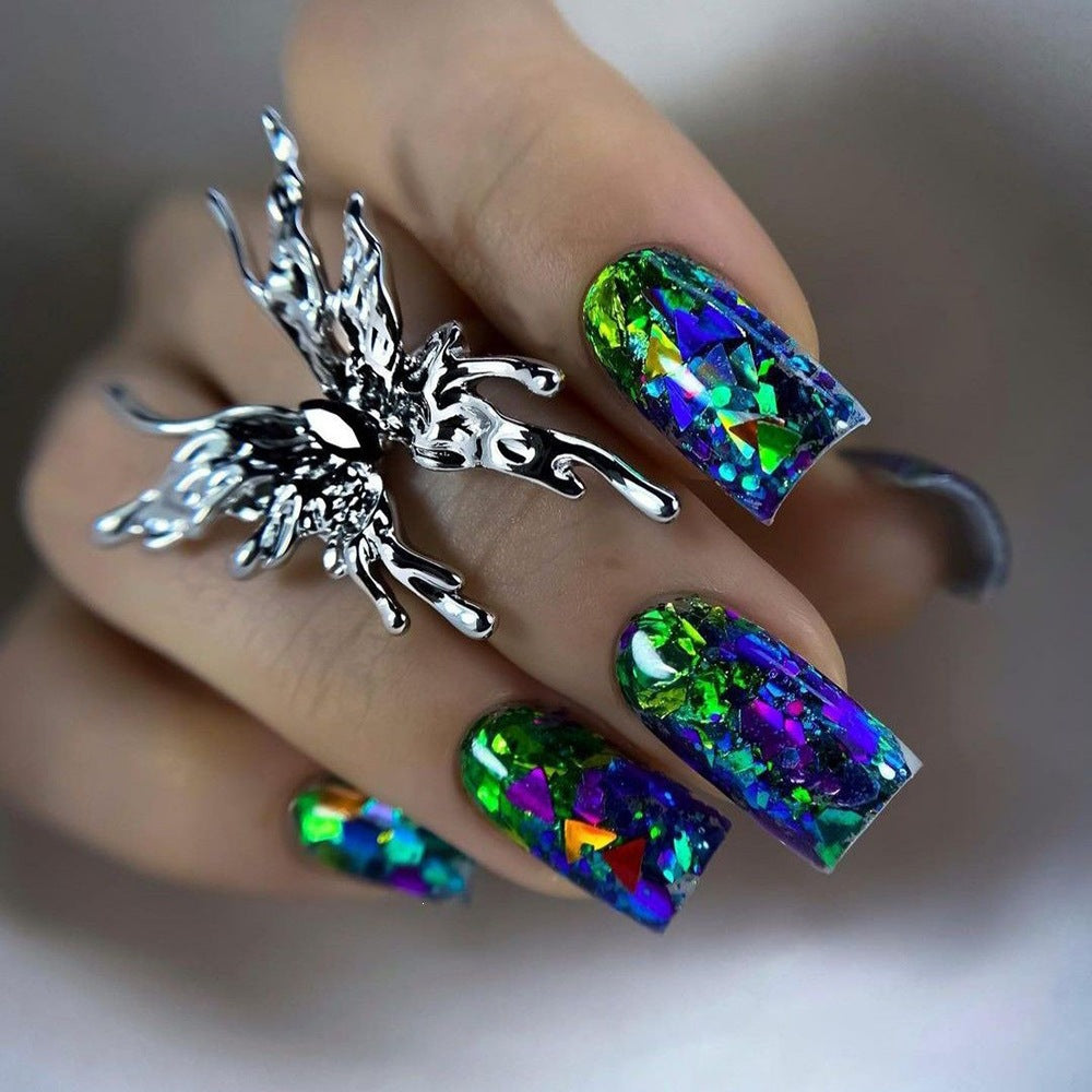 Glamorous artificial nails with color change effect Kalsten