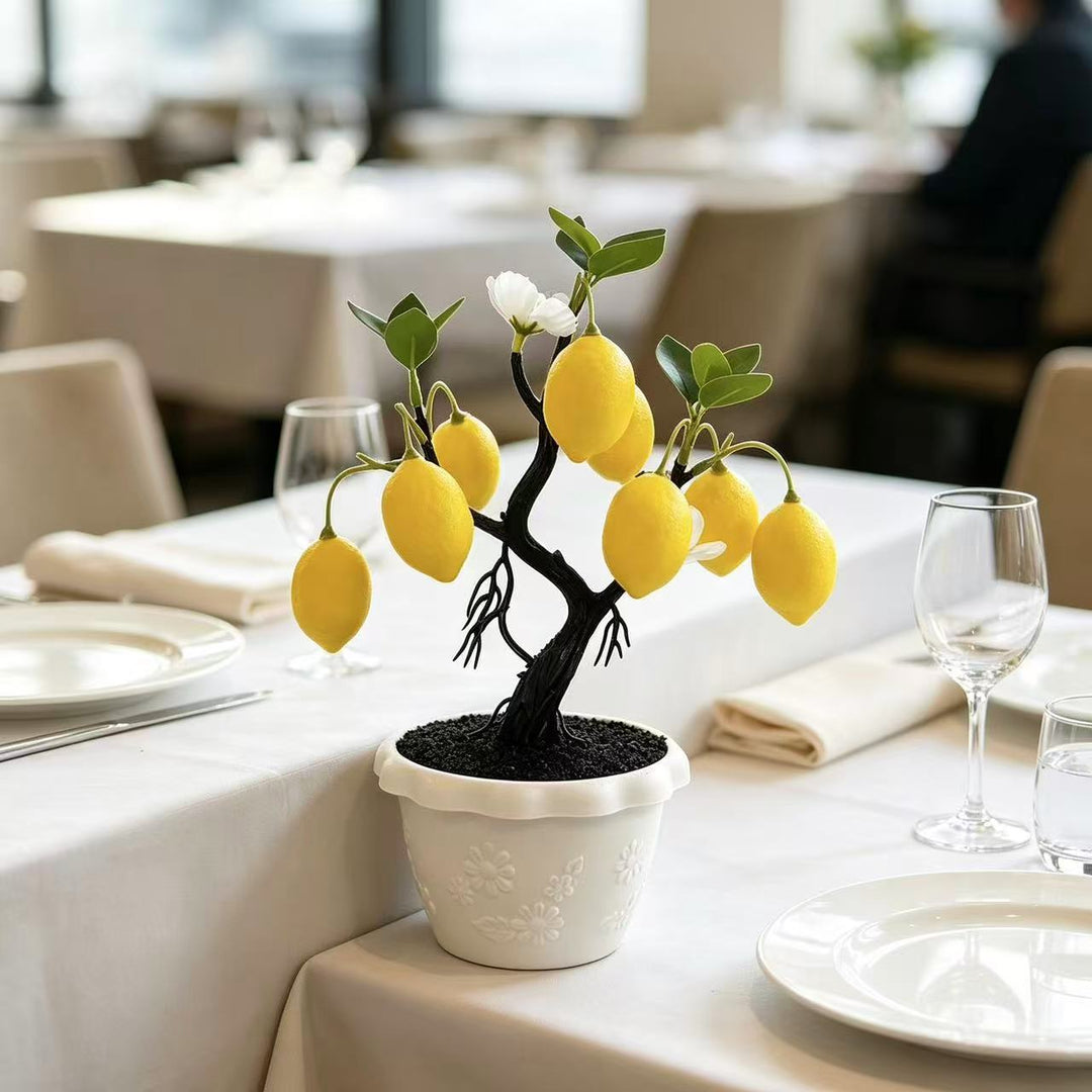 Decorative Faux Lemon Tree