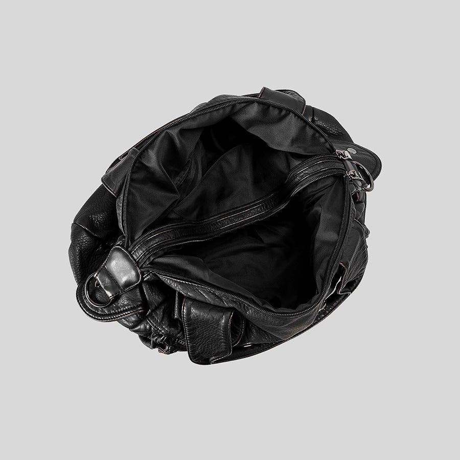 Multifunctional Leather Handbag