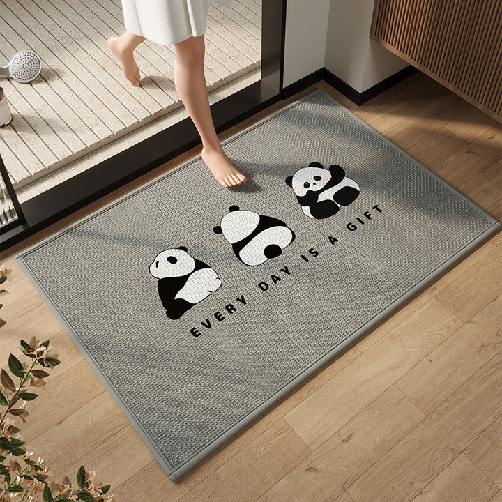 Elegant Modern Bathroom Mat Kalsten
