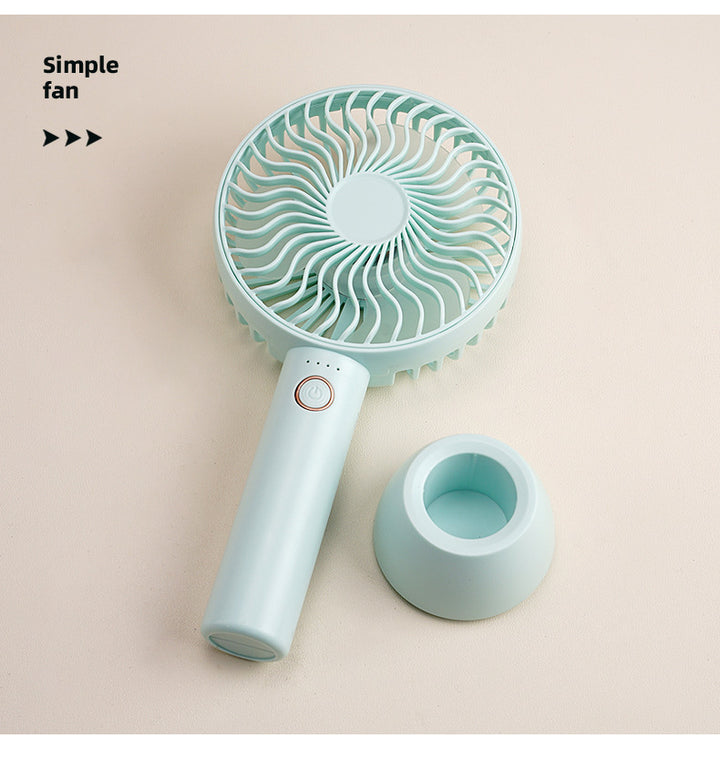 Women's Portable Hand Fan with Ergonomic Grip and USB Charging Function Kalsten 1782958922