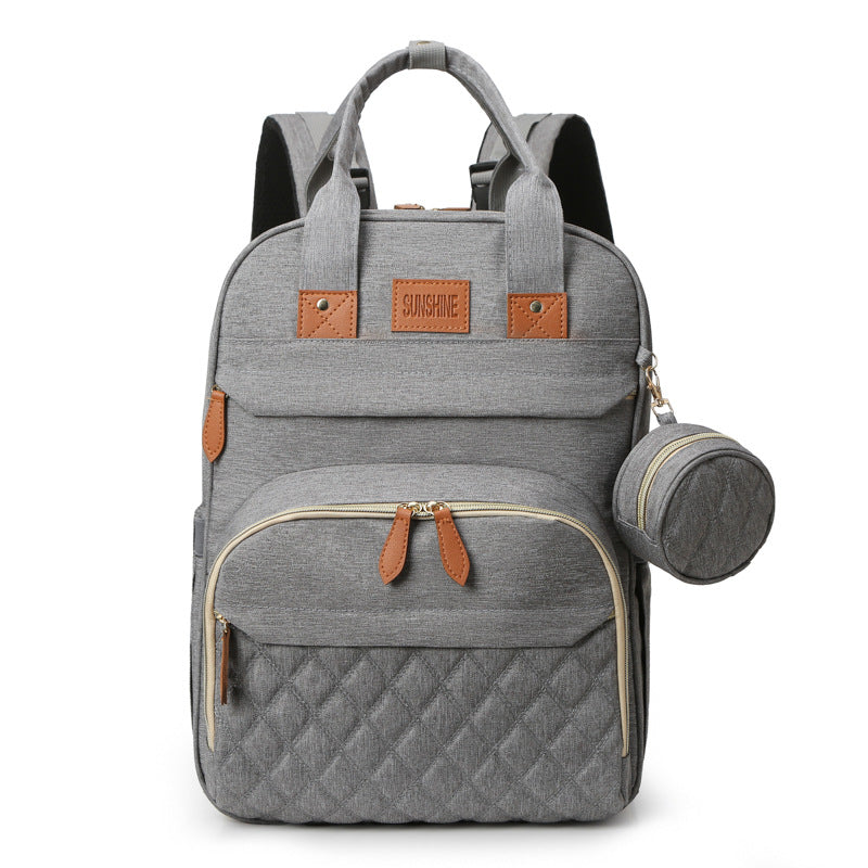 Quilted Multi-Functional Travel Backpack Kalsten