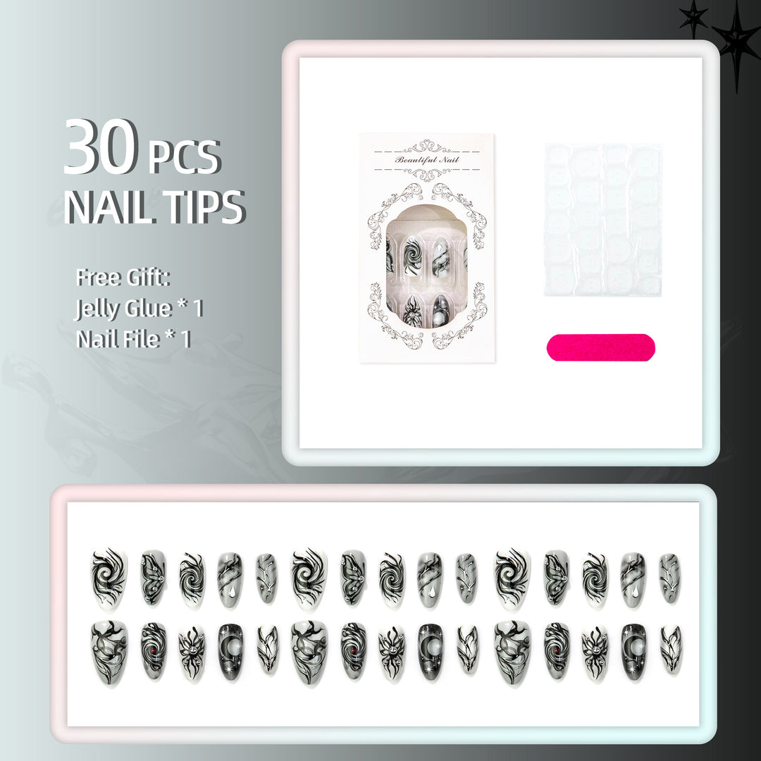 Artistic Manual Press-On Nail Set 1790738840