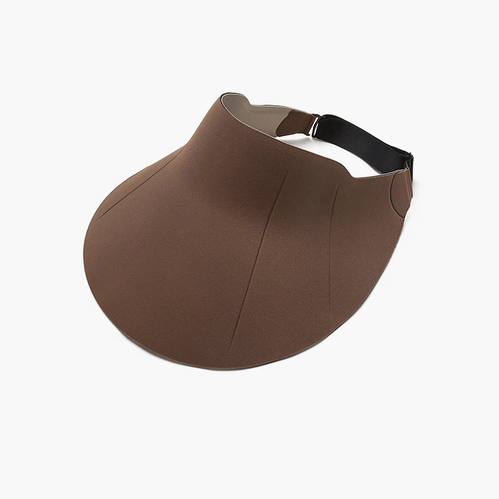Wide-Curved Open-Top Sun Visor with Adjustable Back Strap Kalsten