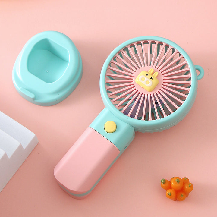 Ladies portable hand fan with cute animal design Kalsten
