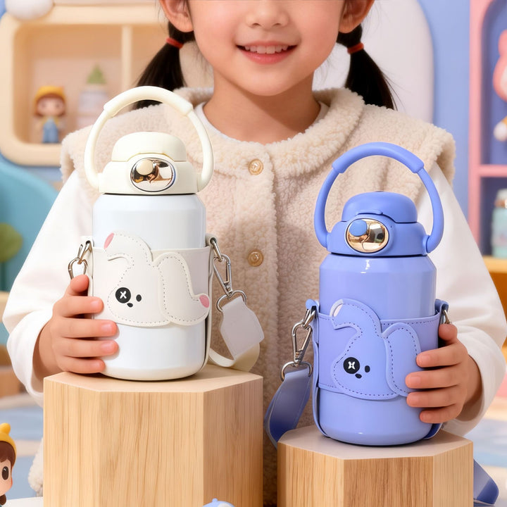 Ladies Insulated Water Bottle with Cute Bunny Design Kalsten