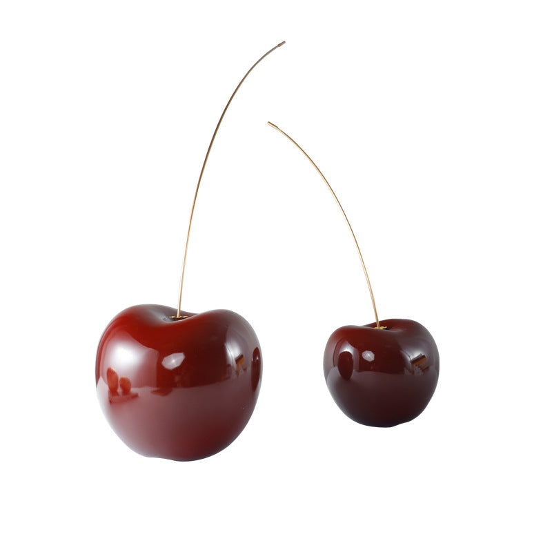 Decorative Cherry Fruit Sculpture