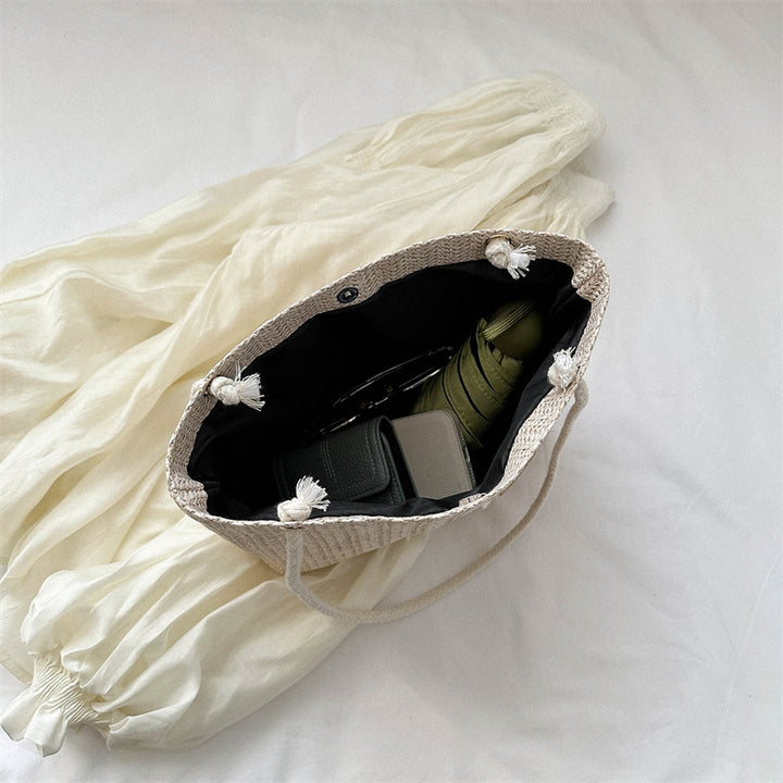 Bohemian Woven Beach Tote