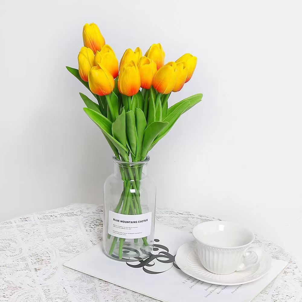 Realistic Faux Tulip Bouquet