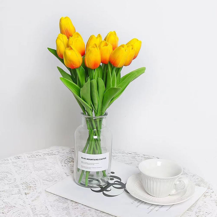 Realistic Faux Tulip Bouquet