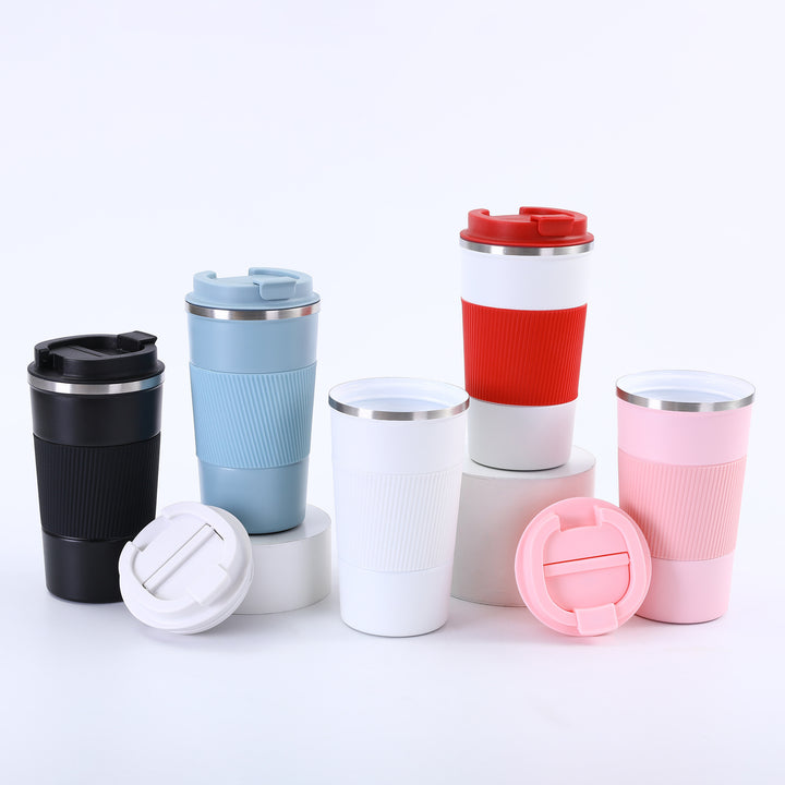 Ladies insulating cup with non-slip silicone sleeve Kalsten