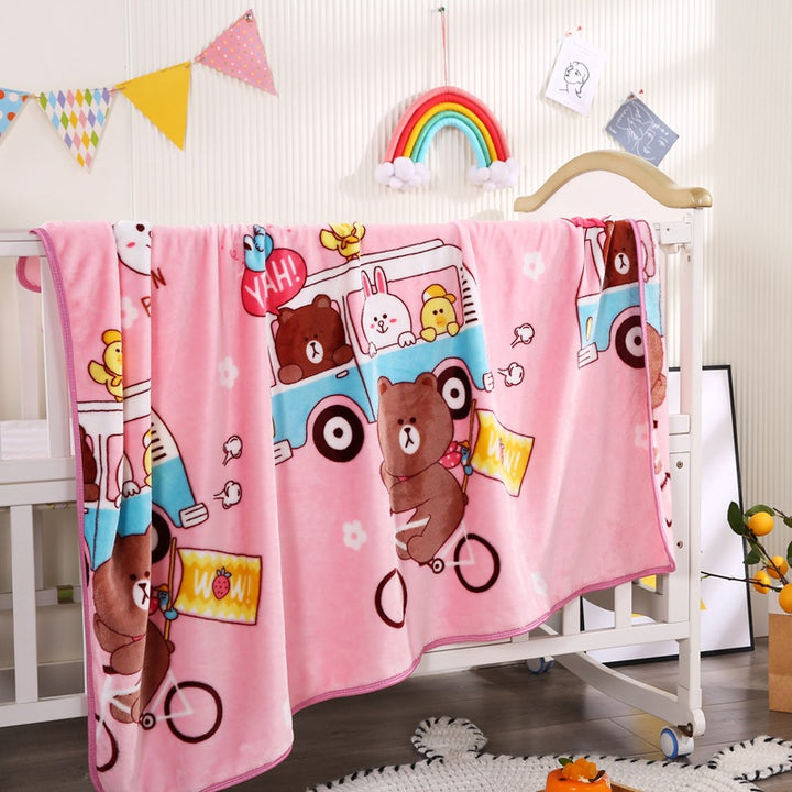 Children's Cartoon Character Fleece Blanket Kalsten