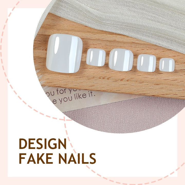 Artificial Nail Set with Elegant French Tips Kalsten