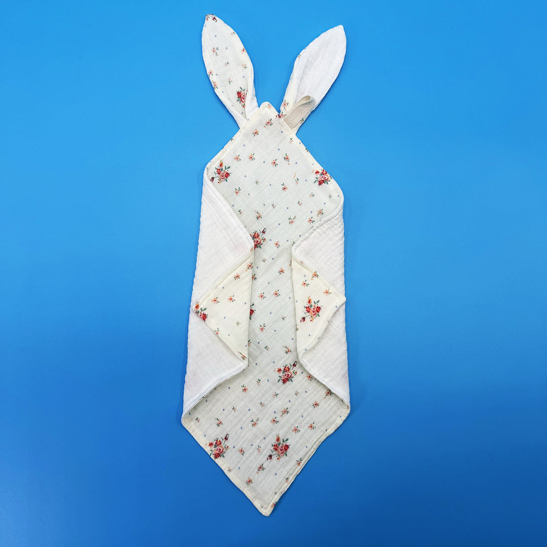 Floral Print Muslin Baby Bib kalsten
